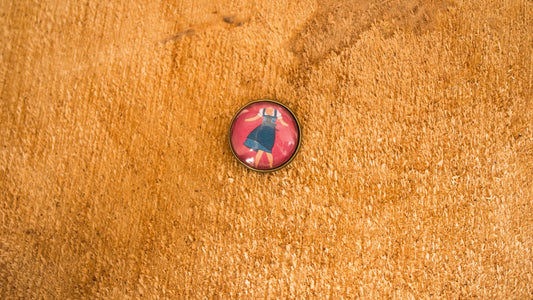 Dirndl Pin 20mm Bronze