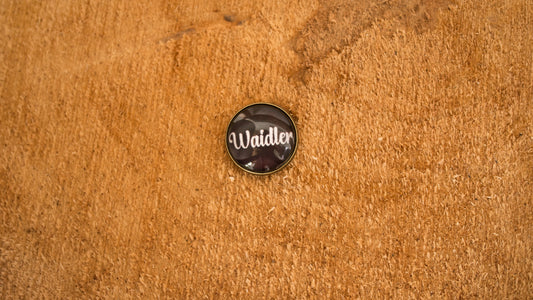 Waidler Pin Schwarz 20mm Bronze